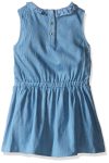 Calvin Klein Light Denim Dress with Eyelet Trim 1